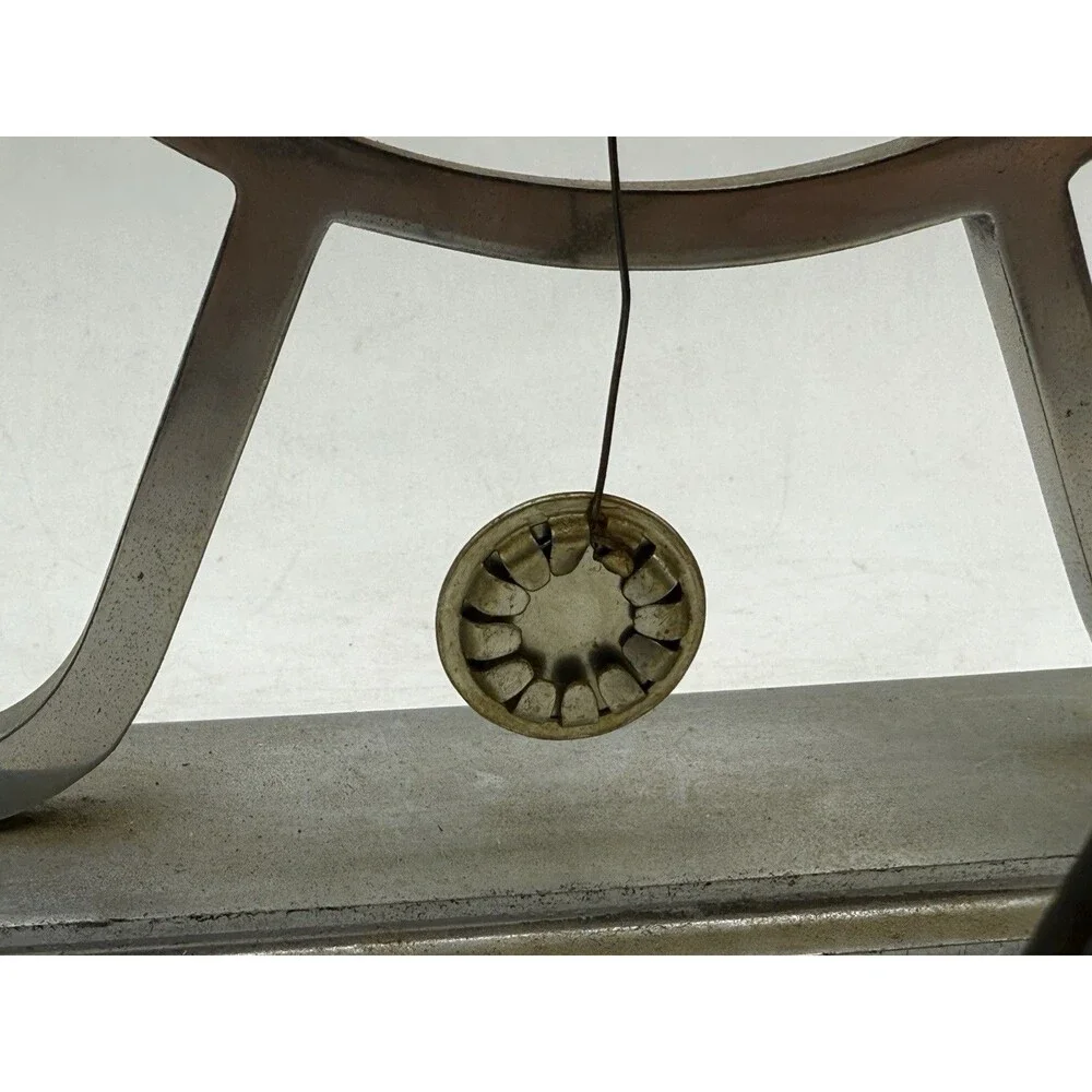 Vintage Howard Clock Corp Nautical Maritime Ships Wheel Electric Mantle Clock
